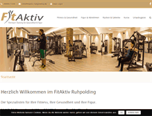 Tablet Screenshot of fitaktiv-ruhpolding.com